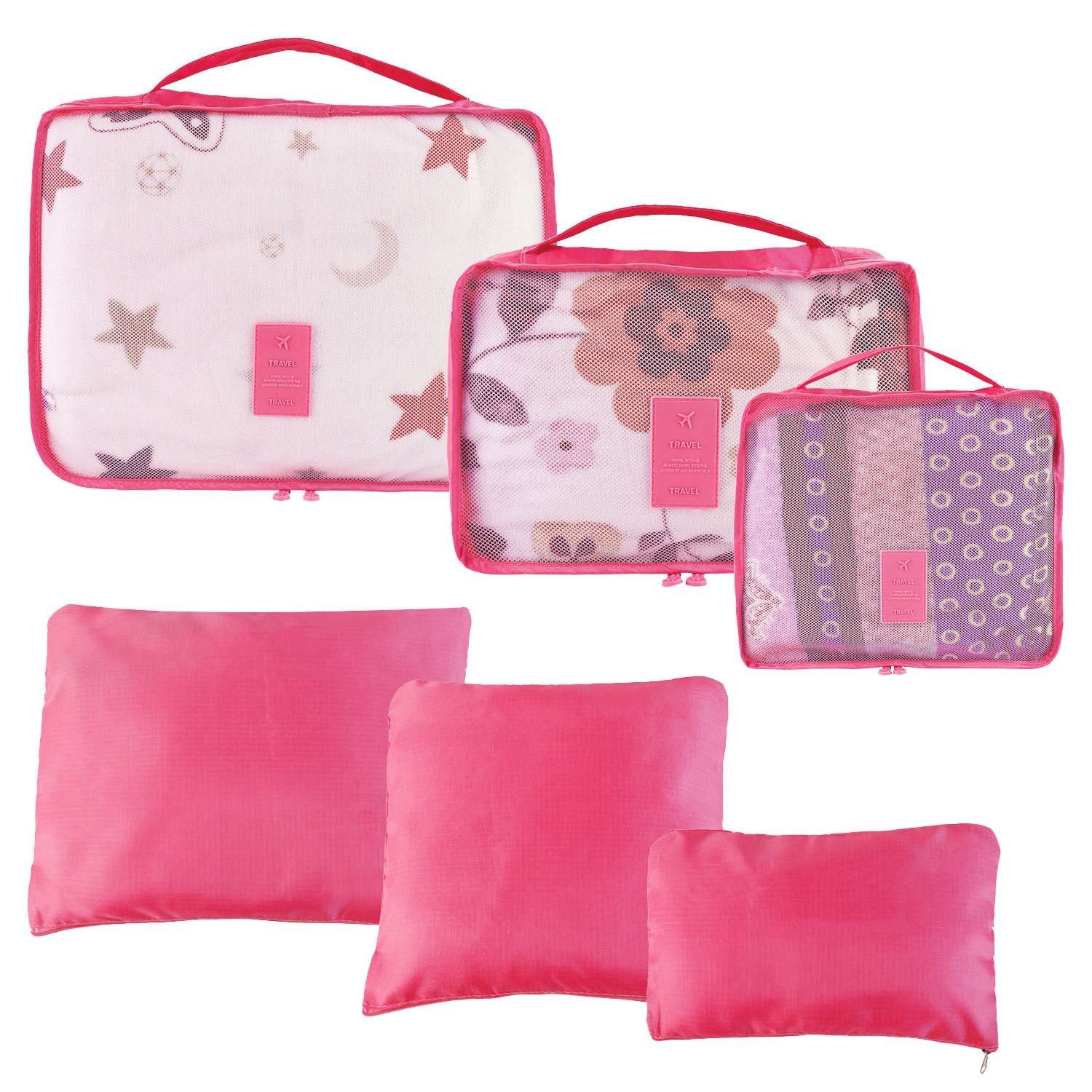 9Pcs/Set Clothes Storage Bags Water-Resistant Travel Luggage Organizer Clothing Packing Cubes for Blouse Hosiery Stocking Underwear