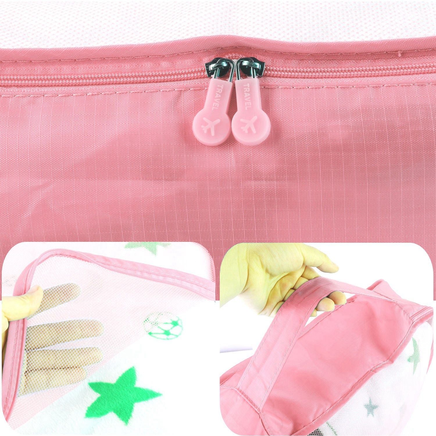 9Pcs/Set Clothes Storage Bags Water-Resistant Travel Luggage Organizer Clothing Packing Cubes for Blouse Hosiery Stocking Underwear