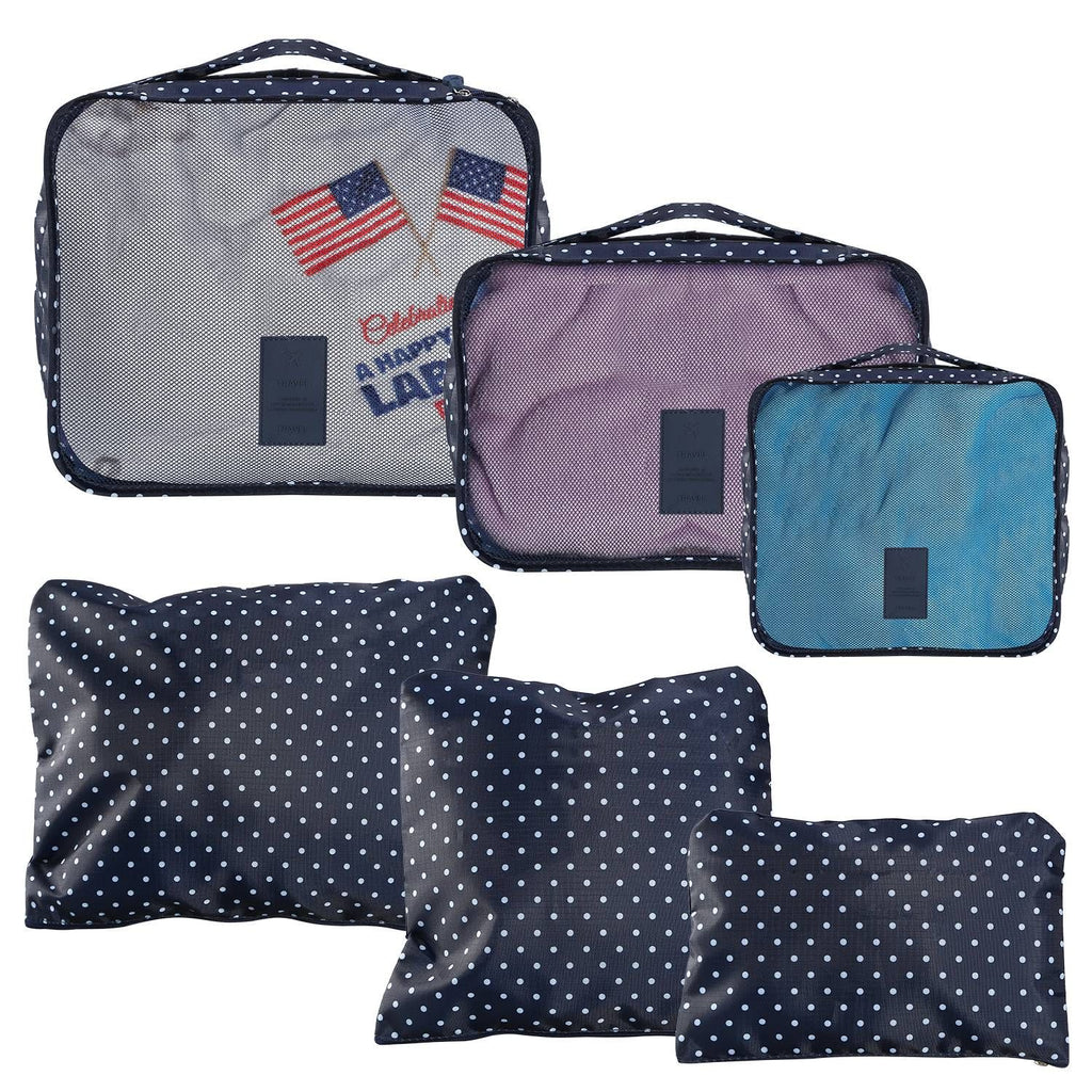 9Pcs/Set Clothes Storage Bags Water-Resistant Travel Luggage Organizer Clothing Packing Cubes for Blouse Hosiery Stocking Underwear
